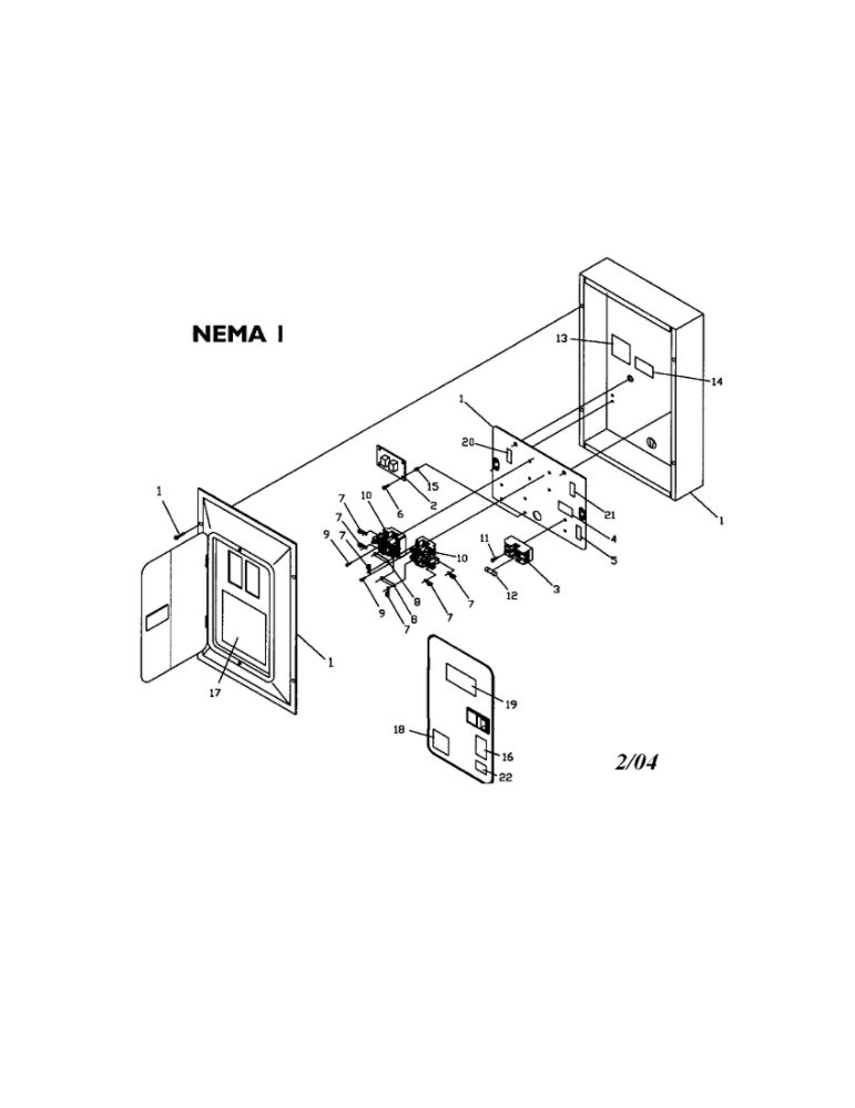 Transfer Switch Diagram and Parts List for 01917-0  Briggs and Stratton Generator